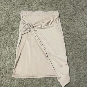 Tan bodycon skirt